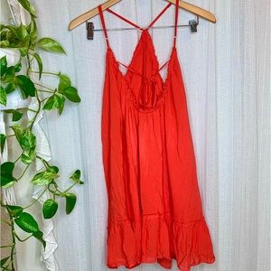 • Young, Fabulous & Broke coral summer sun dress NEW w/o tags YFB
